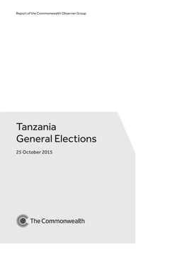 Tanzania General Elections