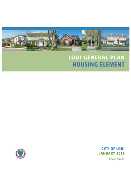 Lodi General Plan Housing Element