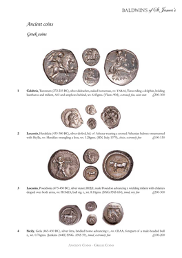Ancient Coins Greek Coins