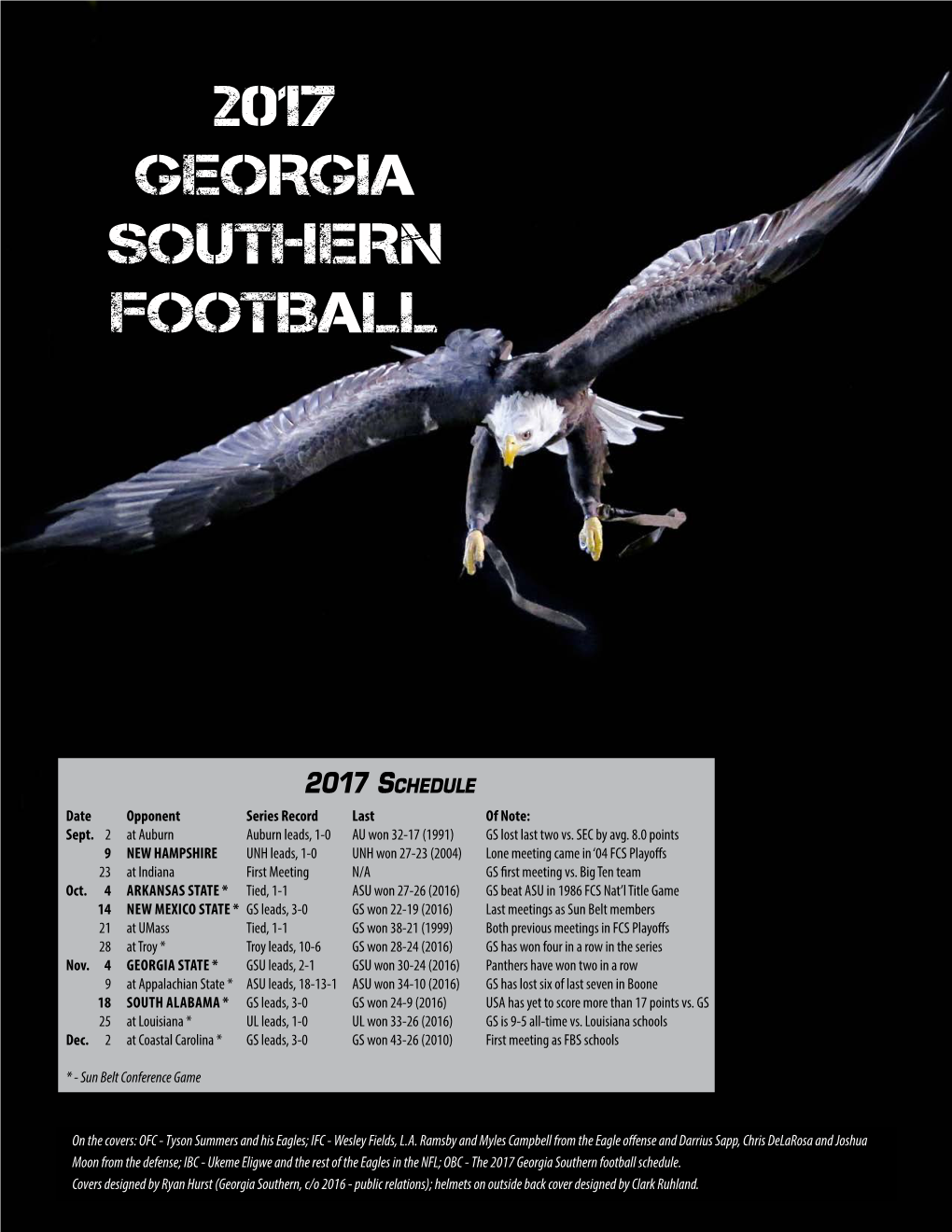 2017 Georgia Southern Football Schedule