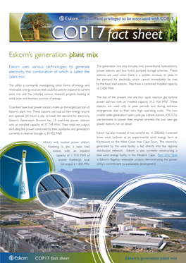 Eskom's Generation Plant