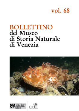 Bollettino Del Museo Di Storia Naturale Di Venezia 68