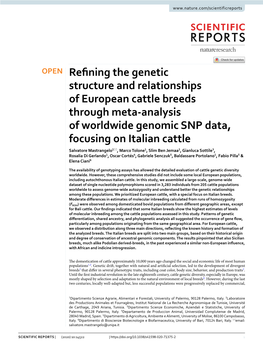 Refining the Genetic Structure and Relationships of European