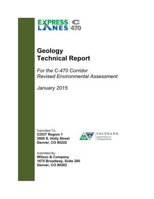 Geology Technical Report