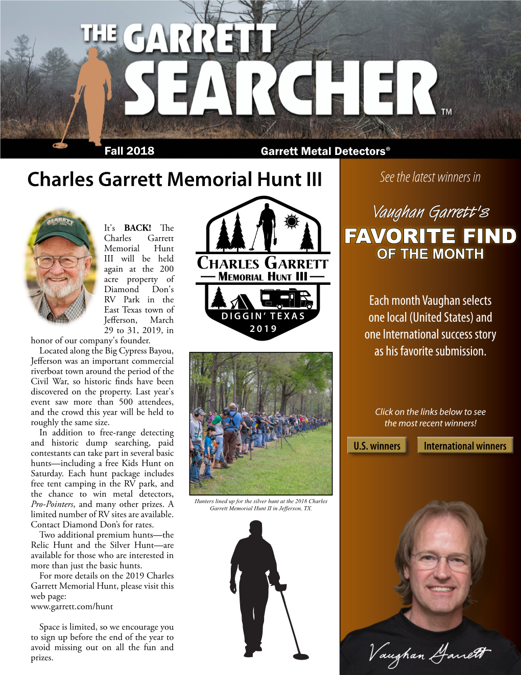 Charles Garrett Memorial Hunt III See the Latest Winners In