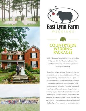 Countryside Wedding Packages