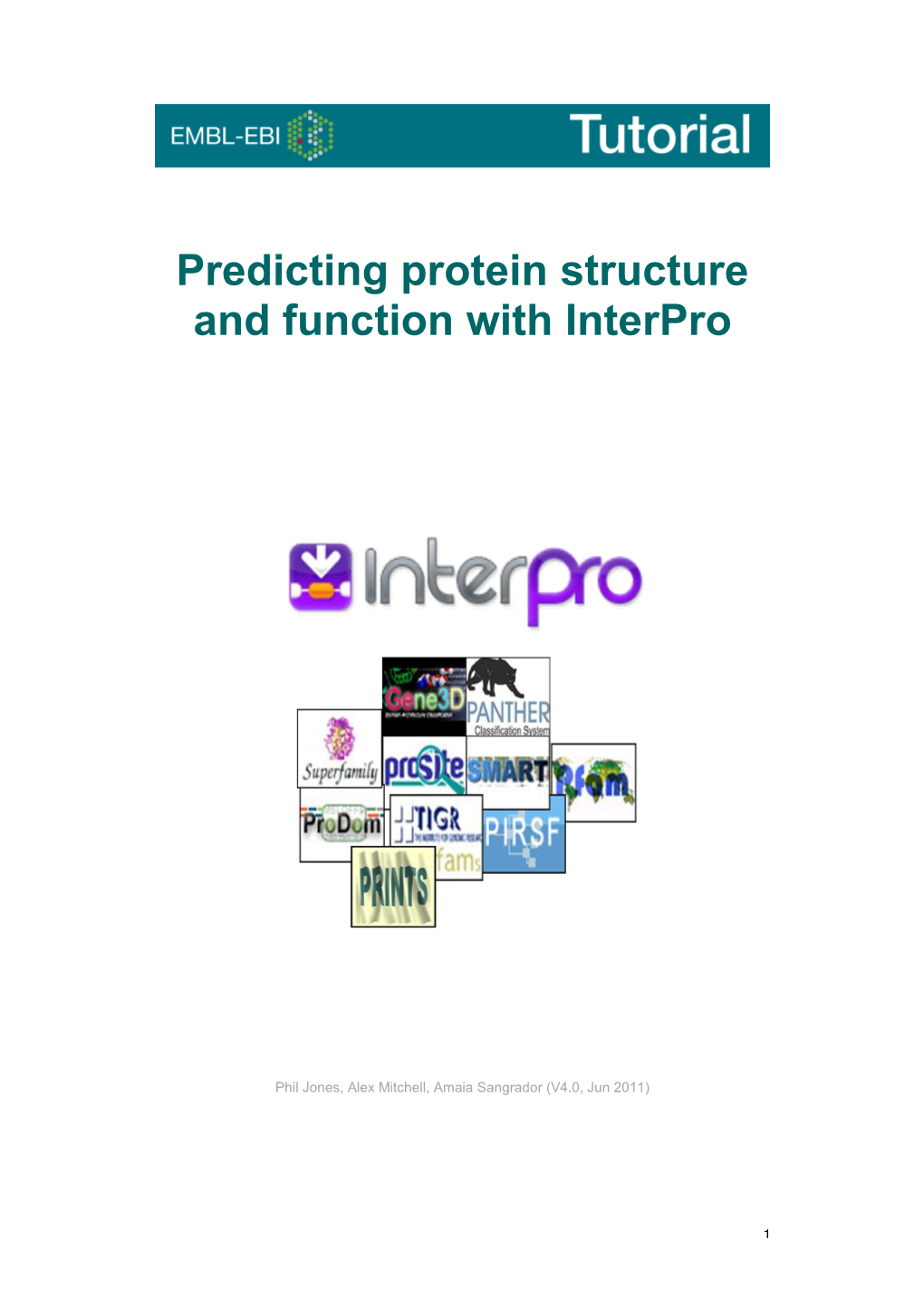 Predicting Protein Structure and Function with Interpro