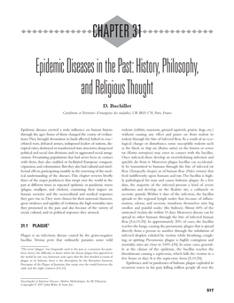 Epidemic Diseases in the Past : History, Philosophy, and Religious Thought in : Tibayrenc Michel (Ed.)