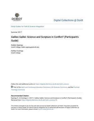 Galileo Galilei: Science and Scripture in Conflict? (Participant's Guide)