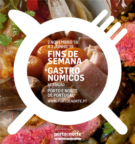 Fins De Semana Gastronómicos 2018-2019