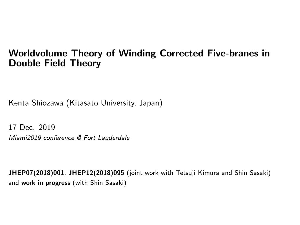 Winding Corrected Five-Branes in Double Field Theory