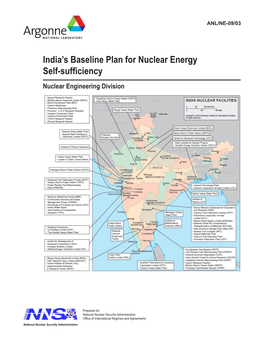 India's Baseline Plan for Nuclear Energy Self-Sufficiency