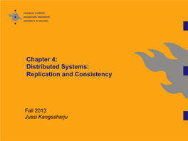 Chapter 4: Distributed Systems: Replication and Consistency