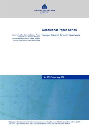 Occasional Paper Series