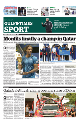 Monfils Finally a Champ in Qatar