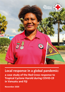 Local Response in a Global Pandemic: a Case Study of the Red Cross Response to Tropical Cyclone Harold During COVID-19 in Vanuatu and Fiji