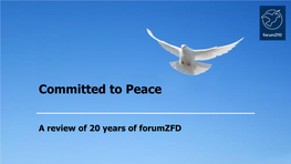 Committed to Peace