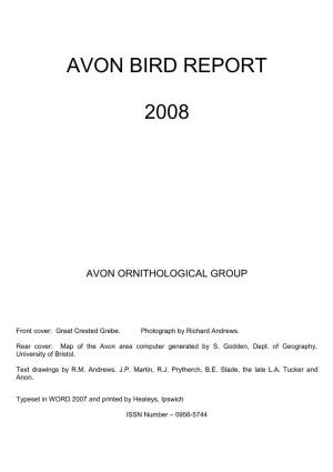Avon Bird Report 2008