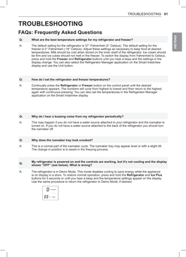 Troubleshooting 61 Troubleshooting