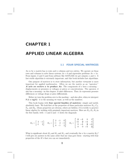 Chapter 1 Applied Linear Algebra