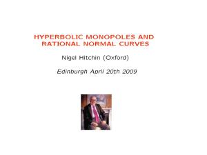 Hyperbolic Monopoles and Rational Normal Curves