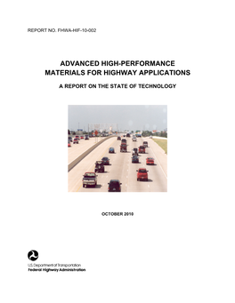 Advanced High Performance Materials for Highway Applications