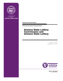 Report to the Arizona Legislature