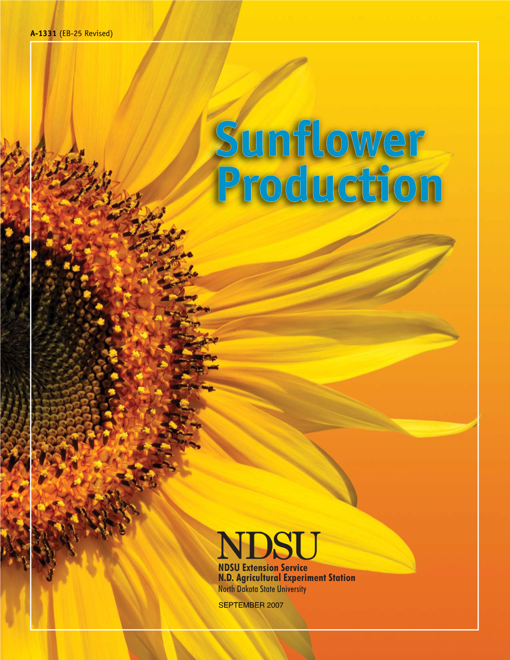 Sunflower Production