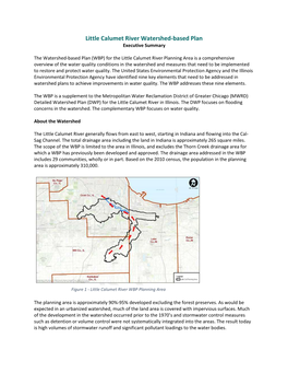 Little Calumet River Watershed-Based Plan Executive Summary