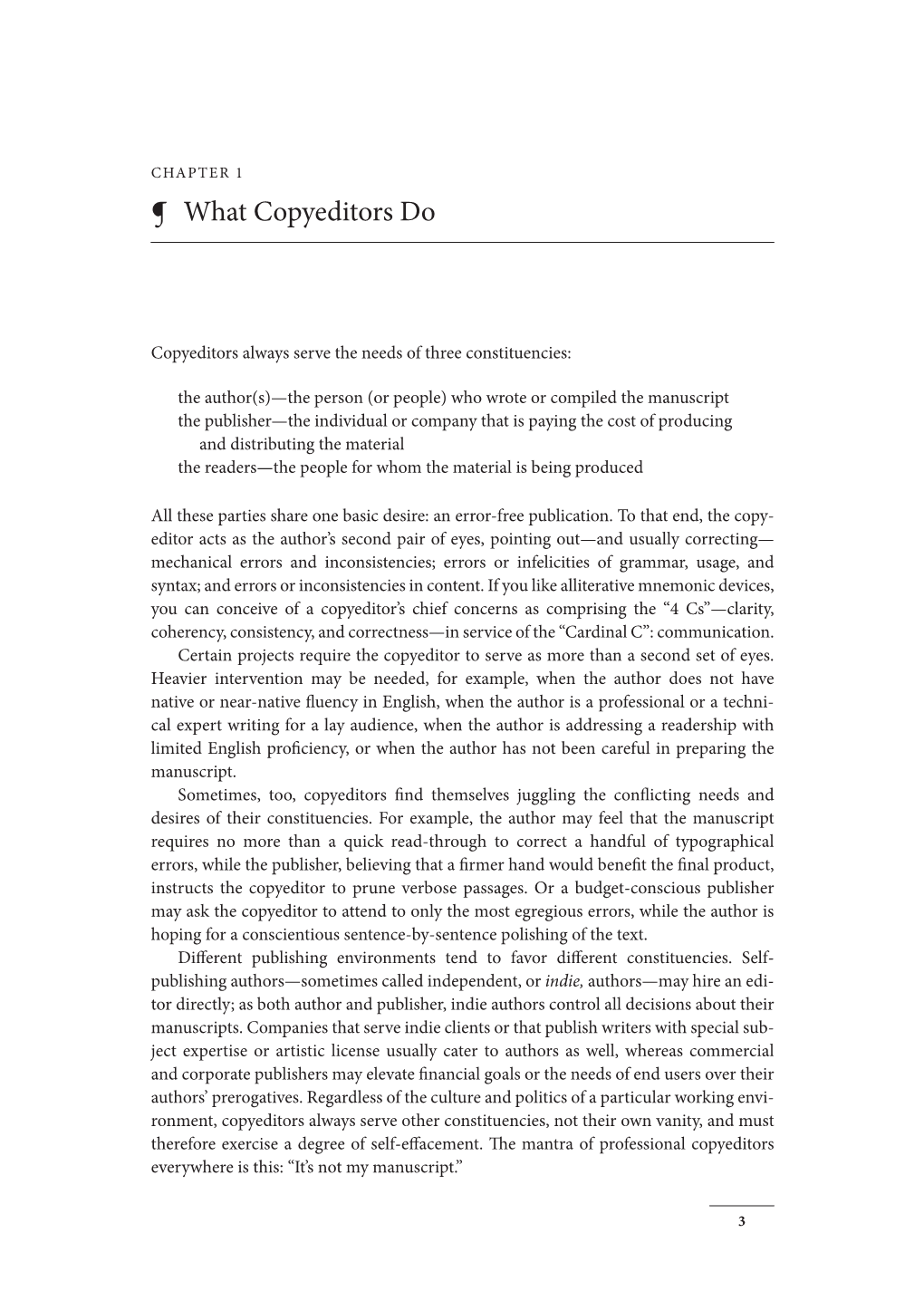 ¶ What Copyeditors Do