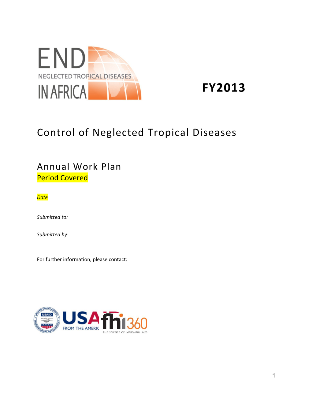 Control of Neglected Tropical Diseases