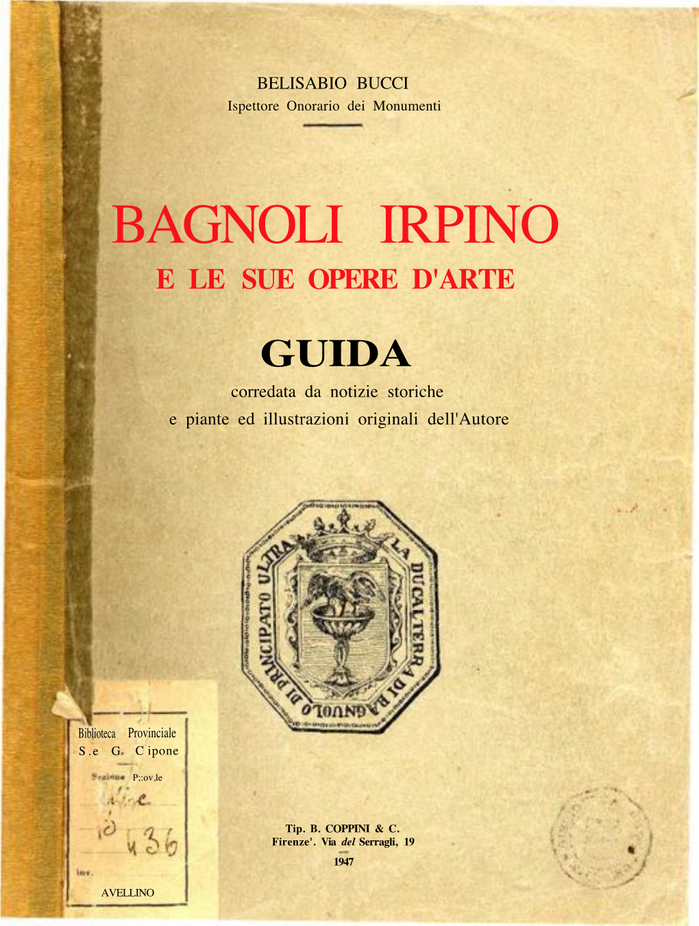 Bagnoli Irpino E Le Sue Opere D'arte