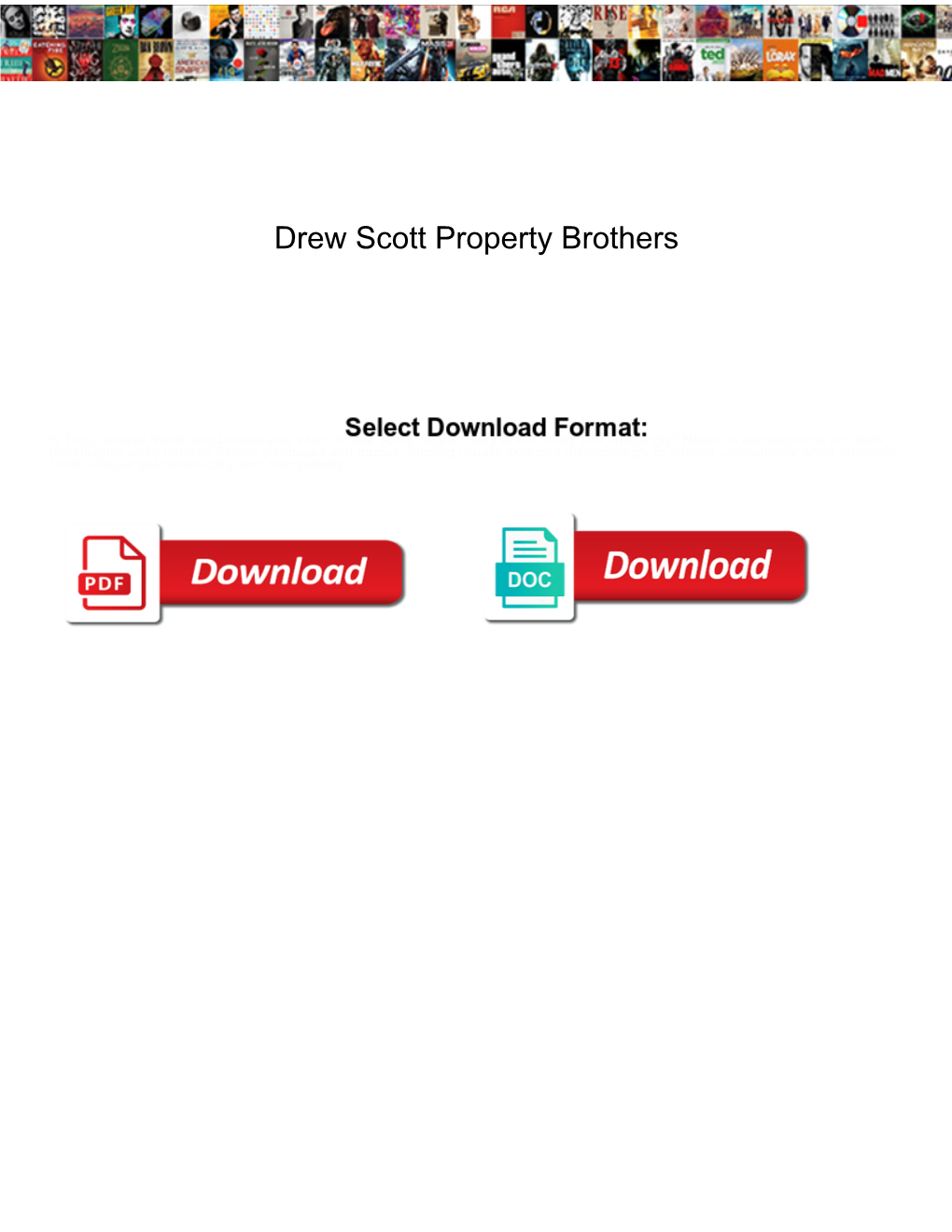 Drew Scott Property Brothers