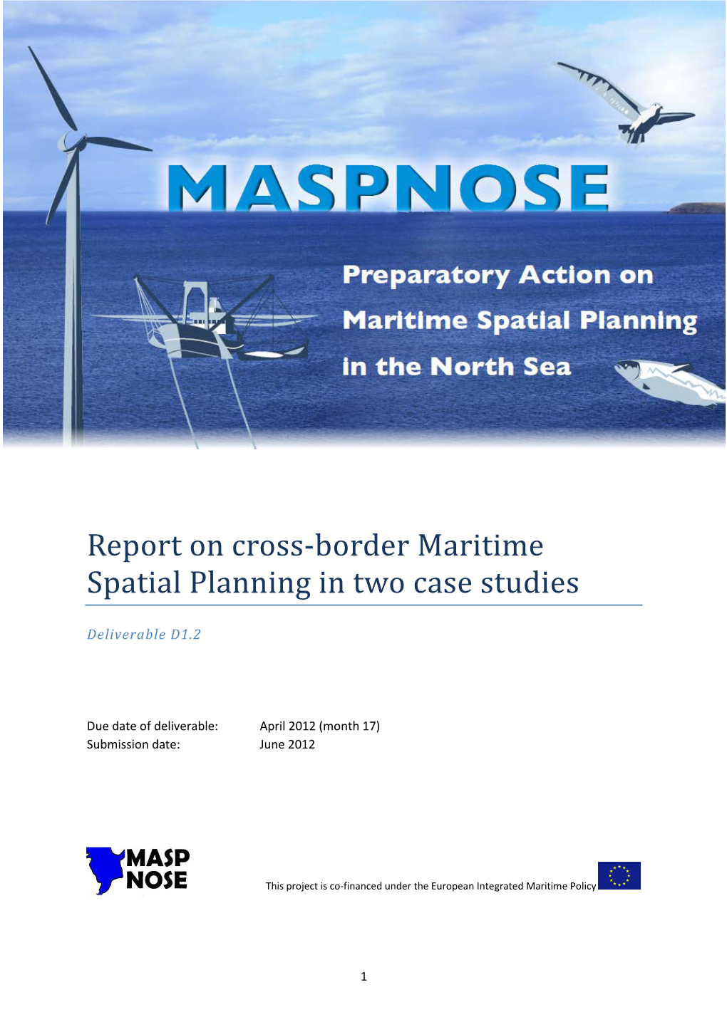 Report on Cross-Border Maritime Spatial Planning in Two Case Studies (D1.2)