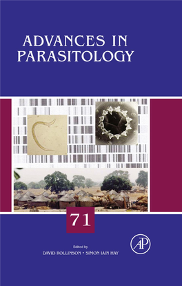 D. Rollinson, S.I. Hay Advances in Parasitology, Volume 71 2010