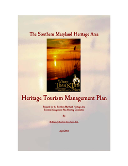 Heritage Tourism Management Plan
