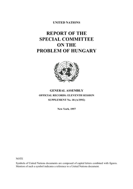 Special Committee on the Problem of Hungary