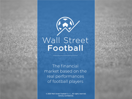 The Financial Market Based on the Real Performances of Football Players