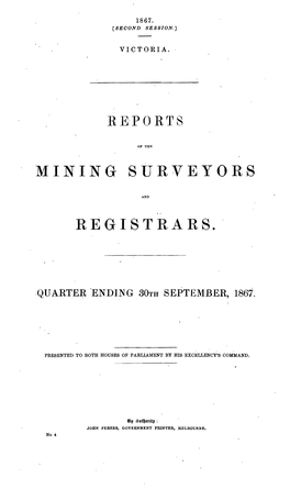 Mining Surveyors Registrars
