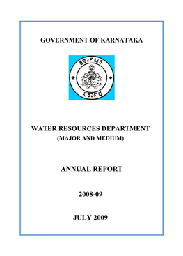 Annual Report 2008-09 July 2009