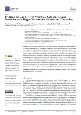 Bridging the Gap Between Vertebrate Cytogenetics and Genomics with Single-Chromosome Sequencing (Chromseq)