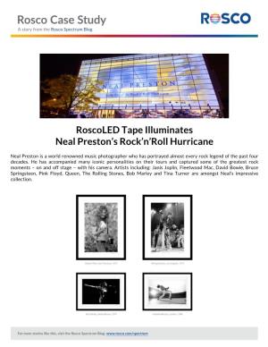 Roscoled Tape Illuminates Neal Preston's Rock'n'roll Hurricane