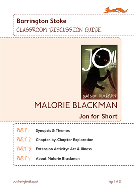 Malorie Blackman Jon for Short