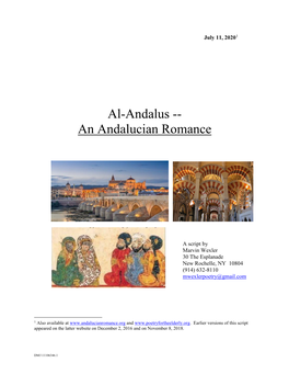 Al-Andalus -- an Andalucian Romance