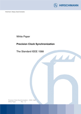 White Paper Precision Clock Synchronization the Standard IEEE