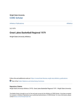 Great Lakes Basketball Regional 1979