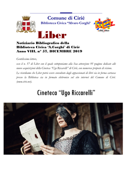Ugo Riccarelli” Di Ciriè, Con Numerose Proposte Di Visione