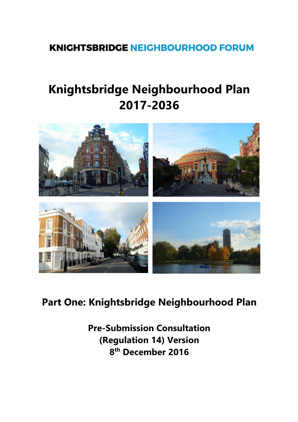 Knightsbridge Neighbourhood Plan 2017-2036