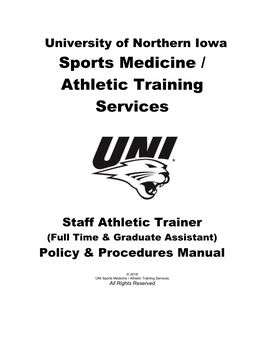 Sports Medicine / Athletic Training Services