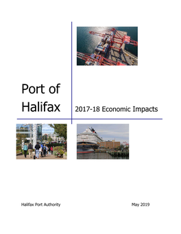 Port of Halifax 2017-18 Economic Impacts